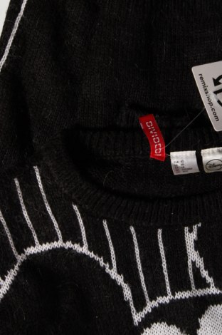 Дамски пуловер H&M Divided, Размер XS, Цвят Черен, Цена 7,54 лв.