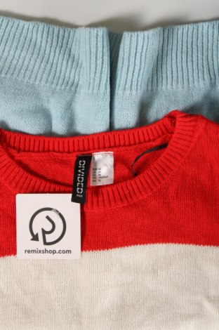 Дамски пуловер H&M Divided, Размер M, Цвят Многоцветен, Цена 6,67 лв.