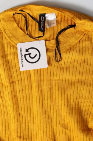 Дамски пуловер H&M Divided, Размер L, Цвят Жълт, Цена 7,54 лв.