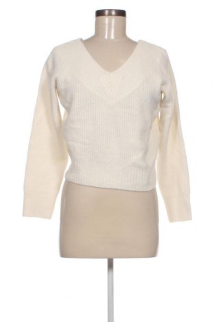 Дамски пуловер H&M Divided, Размер L, Цвят Бял, Цена 14,50 лв.
