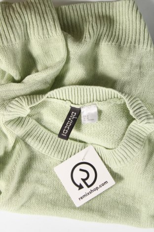 Дамски пуловер H&M Divided, Размер M, Цвят Зелен, Цена 6,67 лв.