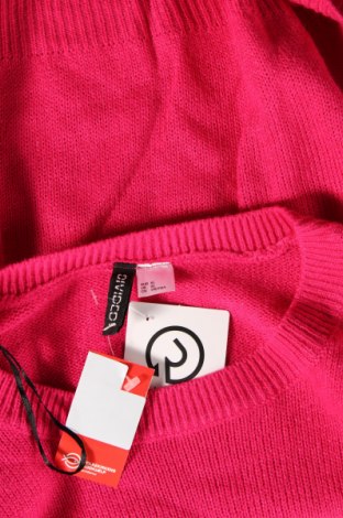 Дамски пуловер H&M Divided, Размер XL, Цвят Розов, Цена 17,02 лв.