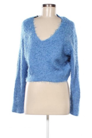 Дамски пуловер H&M Divided, Размер L, Цвят Син, Цена 9,57 лв.