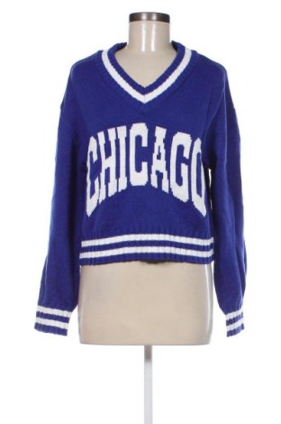 Дамски пуловер H&M Divided, Размер S, Цвят Син, Цена 8,12 лв.