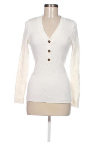 Дамски пуловер H&M L.O.G.G., Размер M, Цвят Бял, Цена 14,50 лв.