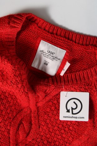 Női pulóver H&M L.O.G.G., Méret XL, Szín Piros, Ár 2 722 Ft