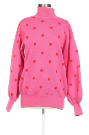 Дамски пуловер Heartbreak, Размер L, Цвят Розов, Цена 18,45 лв.