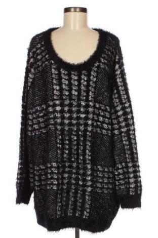Γυναικείο πουλόβερ Helena Vera, Μέγεθος 3XL, Χρώμα Μαύρο, Τιμή 31,64 €