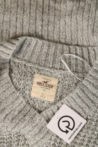 Дамски пуловер Hollister, Размер S, Цвят Сив, Цена 8,61 лв.