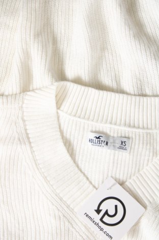 Дамски пуловер Hollister, Размер XS, Цвят Бял, Цена 9,43 лв.
