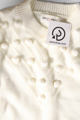 Γυναικείο πουλόβερ Holly & Whyte By Lindex, Μέγεθος S, Χρώμα Λευκό, Τιμή 7,18 €