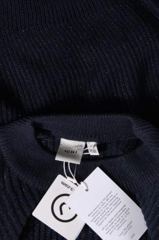 Дамски пуловер Ichi, Размер L, Цвят Син, Цена 17,67 лв.