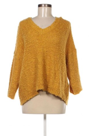 Γυναικείο πουλόβερ Jacqueline De Yong, Μέγεθος L, Χρώμα Κίτρινο, Τιμή 8,97 €