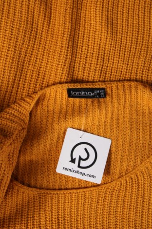 Дамски пуловер Janina, Размер L, Цвят Жълт, Цена 8,41 лв.