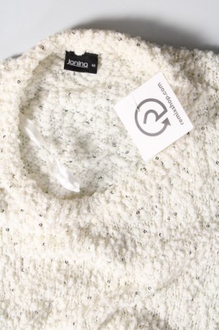 Дамски пуловер Janina, Размер XL, Цвят Бял, Цена 8,70 лв.