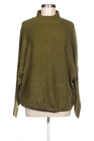 Дамски пуловер Jean Pascale, Размер L, Цвят Зелен, Цена 14,50 лв.
