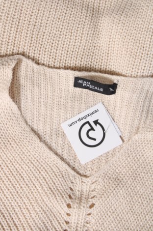 Дамски пуловер Jean Pascale, Размер S, Цвят Екрю, Цена 8,99 лв.