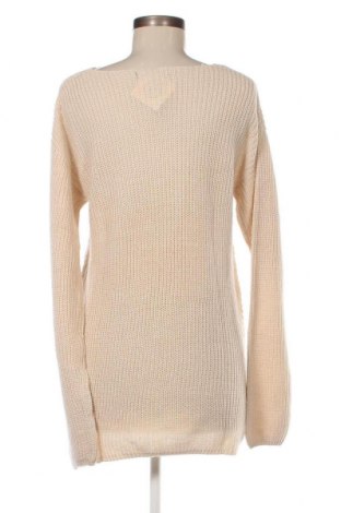 Γυναικείο πουλόβερ Jean Pascale, Μέγεθος S, Χρώμα Εκρού, Τιμή 7,18 €