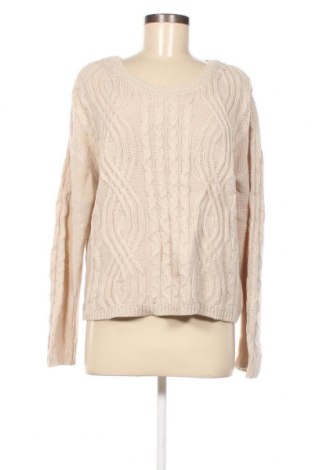 Дамски пуловер Jean Pascale, Размер M, Цвят Бежов, Цена 8,41 лв.