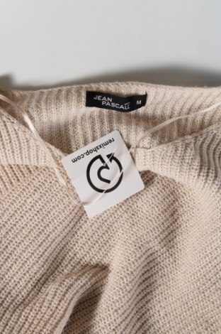 Дамски пуловер Jean Pascale, Размер M, Цвят Бежов, Цена 8,41 лв.