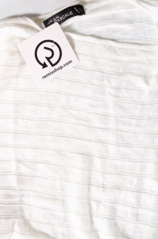 Дамски пуловер Jean Pascale, Размер L, Цвят Бял, Цена 4,35 лв.