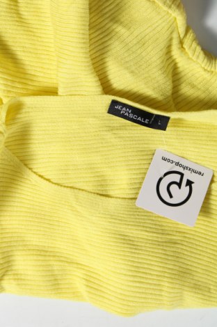Дамски пуловер Jean Pascale, Размер L, Цвят Жълт, Цена 4,35 лв.