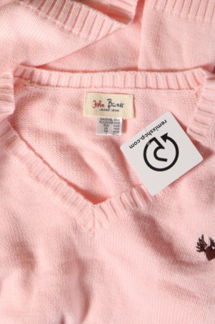 Дамски пуловер John Baner, Размер XL, Цвят Розов, Цена 11,60 лв.