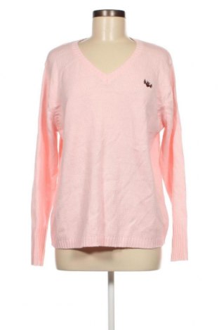 Γυναικείο πουλόβερ John Baner, Μέγεθος XL, Χρώμα Ρόζ , Τιμή 5,38 €
