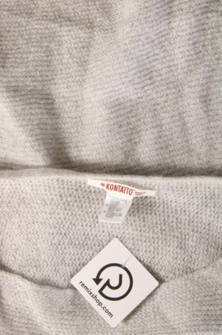 Дамски пуловер Kontatto, Размер M, Цвят Сив, Цена 22,17 лв.