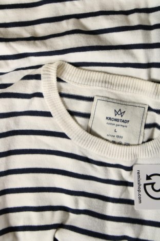 Дамски пуловер Kronstadt, Размер L, Цвят Бял, Цена 8,20 лв.