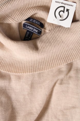 Дамски пуловер Lands' End, Размер L, Цвят Бежов, Цена 28,99 лв.