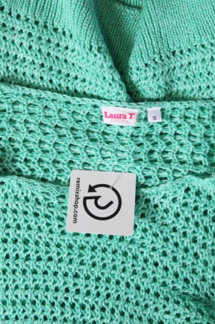 Дамски пуловер Laura T., Размер S, Цвят Зелен, Цена 4,35 лв.