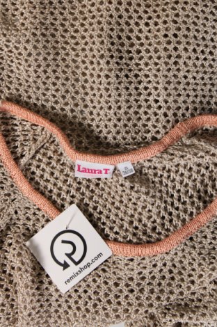Дамски пуловер Laura T., Размер S, Цвят Бежов, Цена 5,22 лв.