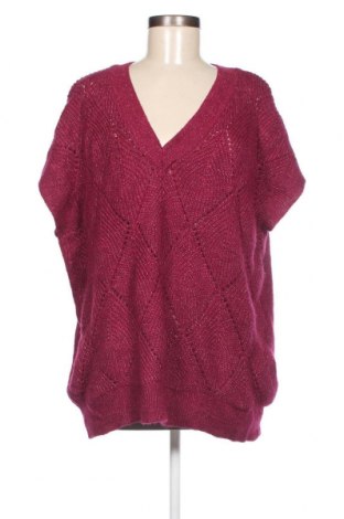Дамски пуловер Laura Torelli, Размер XL, Цвят Лилав, Цена 12,18 лв.