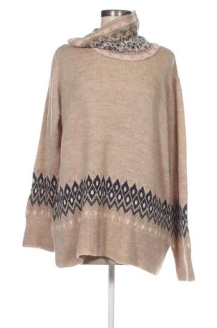 Дамски пуловер Laura Torelli, Размер XL, Цвят Бежов, Цена 12,18 лв.