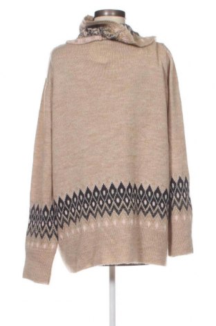 Γυναικείο πουλόβερ Laura Torelli, Μέγεθος XL, Χρώμα  Μπέζ, Τιμή 4,31 €