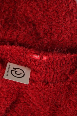 Дамски пуловер Livre, Размер S, Цвят Червен, Цена 6,38 лв.