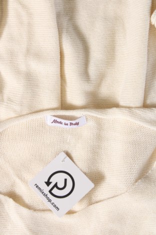 Γυναικείο πουλόβερ Made In Italy, Μέγεθος M, Χρώμα Εκρού, Τιμή 3,95 €