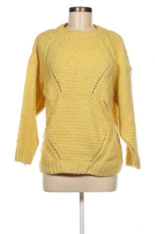 Дамски пуловер Mango, Размер L, Цвят Жълт, Цена 10,80 лв.