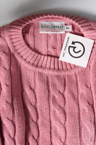 Γυναικείο πουλόβερ Marco Pecci, Μέγεθος XL, Χρώμα Ρόζ , Τιμή 6,64 €