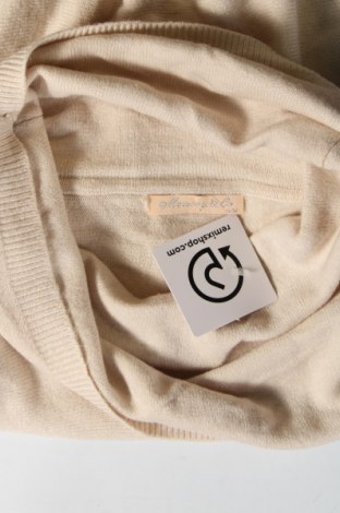 Дамски пуловер Memory & Co., Размер S, Цвят Бежов, Цена 8,41 лв.