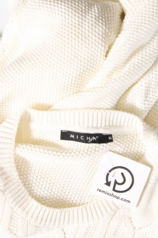 Γυναικείο πουλόβερ Micha, Μέγεθος XL, Χρώμα Εκρού, Τιμή 5,33 €