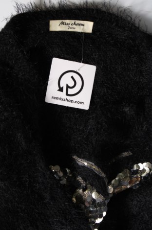 Γυναικείο πουλόβερ Miss Charm, Μέγεθος L, Χρώμα Μαύρο, Τιμή 4,49 €