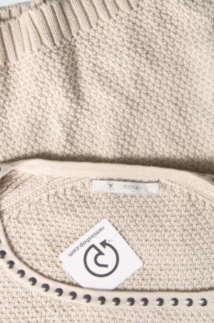 Γυναικείο πουλόβερ Monari, Μέγεθος L, Χρώμα  Μπέζ, Τιμή 16,49 €