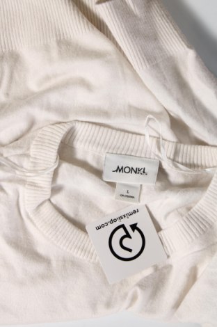 Дамски пуловер Monki, Размер L, Цвят Бял, Цена 7,00 лв.