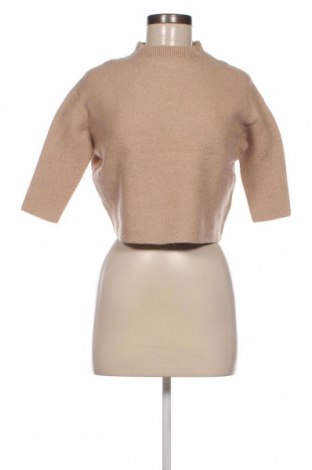 Дамски пуловер Monoprix, Размер S, Цвят Бежов, Цена 20,09 лв.
