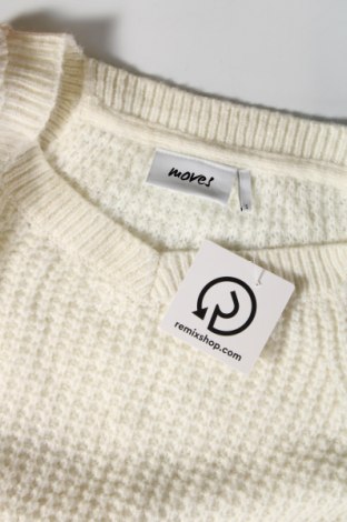 Дамски пуловер Moves by Minimum, Размер S, Цвят Екрю, Цена 13,02 лв.