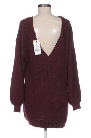 Дамски пуловер NA-KD, Размер L, Цвят Червен, Цена 18,60 лв.