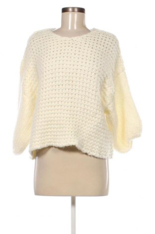Pulover de femei NA-KD, Mărime S, Culoare Ecru, Preț 79,54 Lei