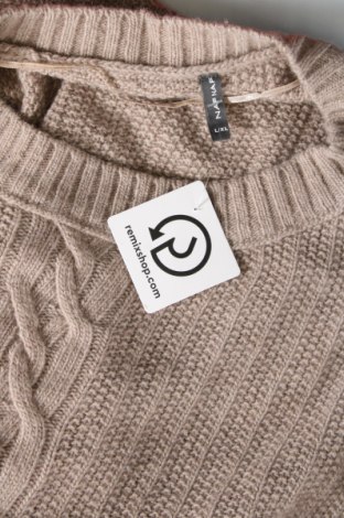 Γυναικείο πουλόβερ Naf Naf, Μέγεθος L, Χρώμα  Μπέζ, Τιμή 11,79 €